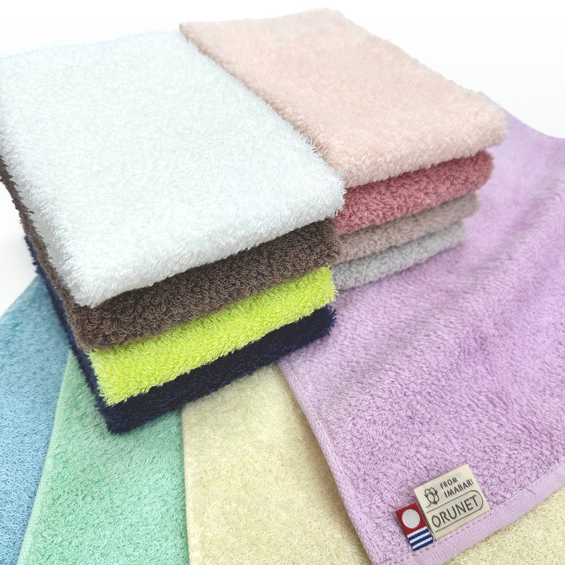 12 color face towel