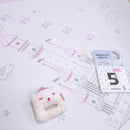 まちかどギフト・Hugme湯上り身長計タオル（ピンク）