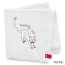 my days 刺繍ガーゼハンカチ