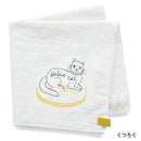 my days 刺繍ガーゼハンカチ