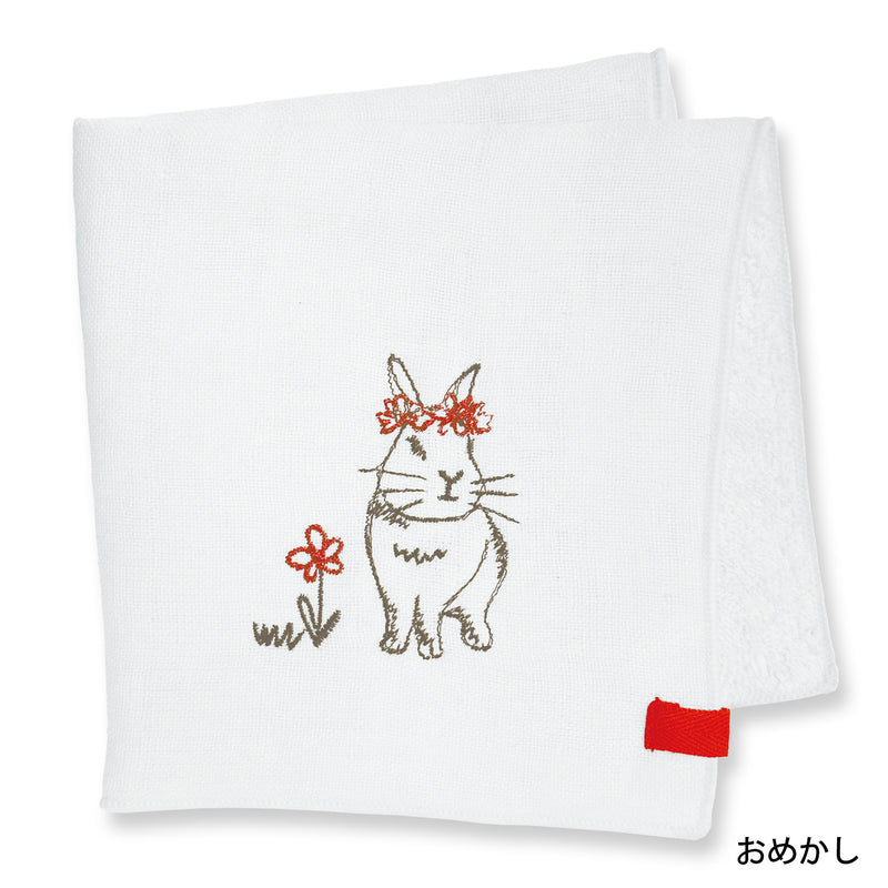 my days 刺繍ハンカチ