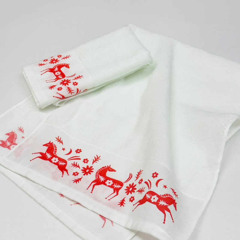 干支浴用タオル（2026年・午(うま)）