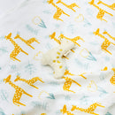 まちかどギフト・Hugmeおくるみ（ジラフイエロー）