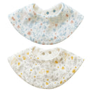 6重ガーゼサークルスタイ（ボタニカル）