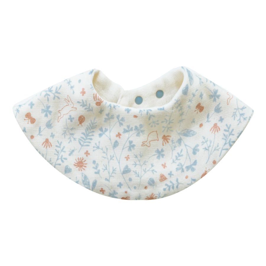 6重ガーゼサークルスタイ（ボタニカル）