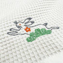 【生産終了につき割引中】卯（うさぎ）・干支ワッフルふきん