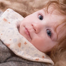 6重ガーゼサークルスタイ（ボタニカル）