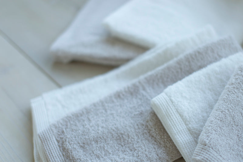 Heel cotton face towel