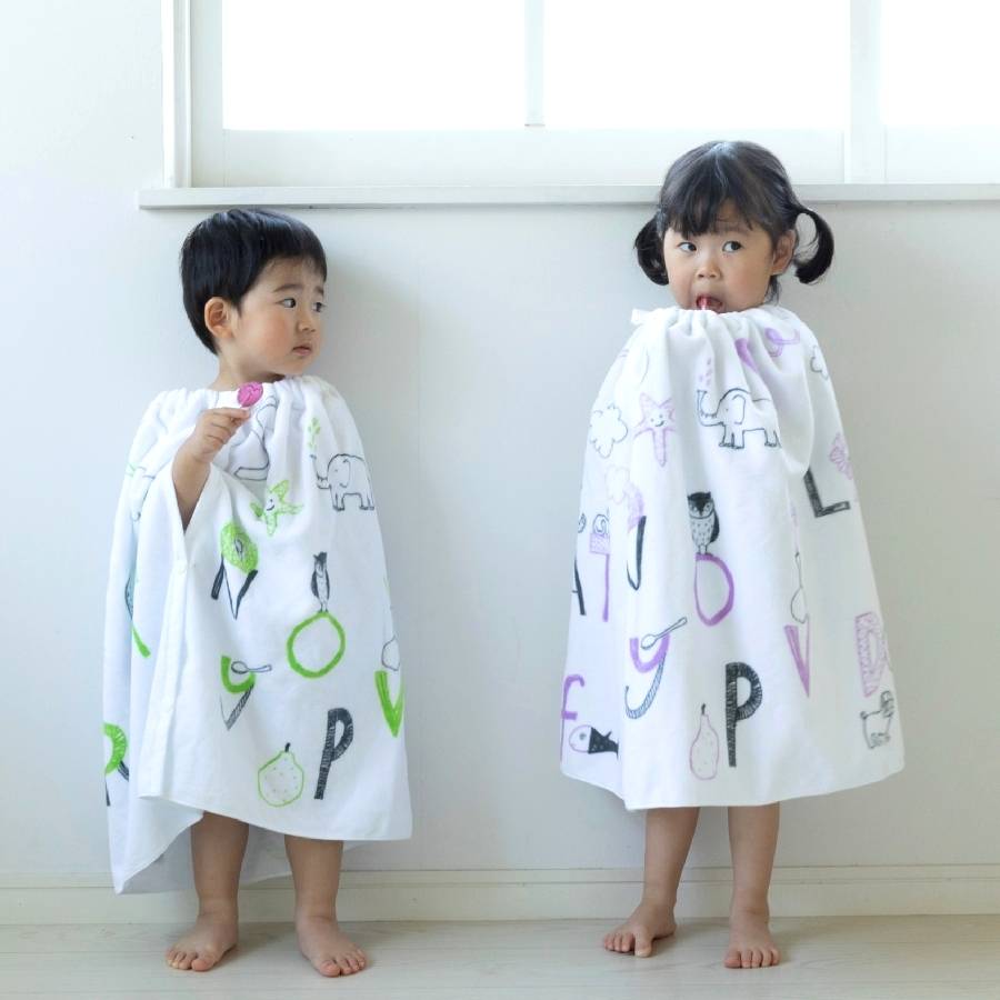 ラップタオル kids S（ABC）