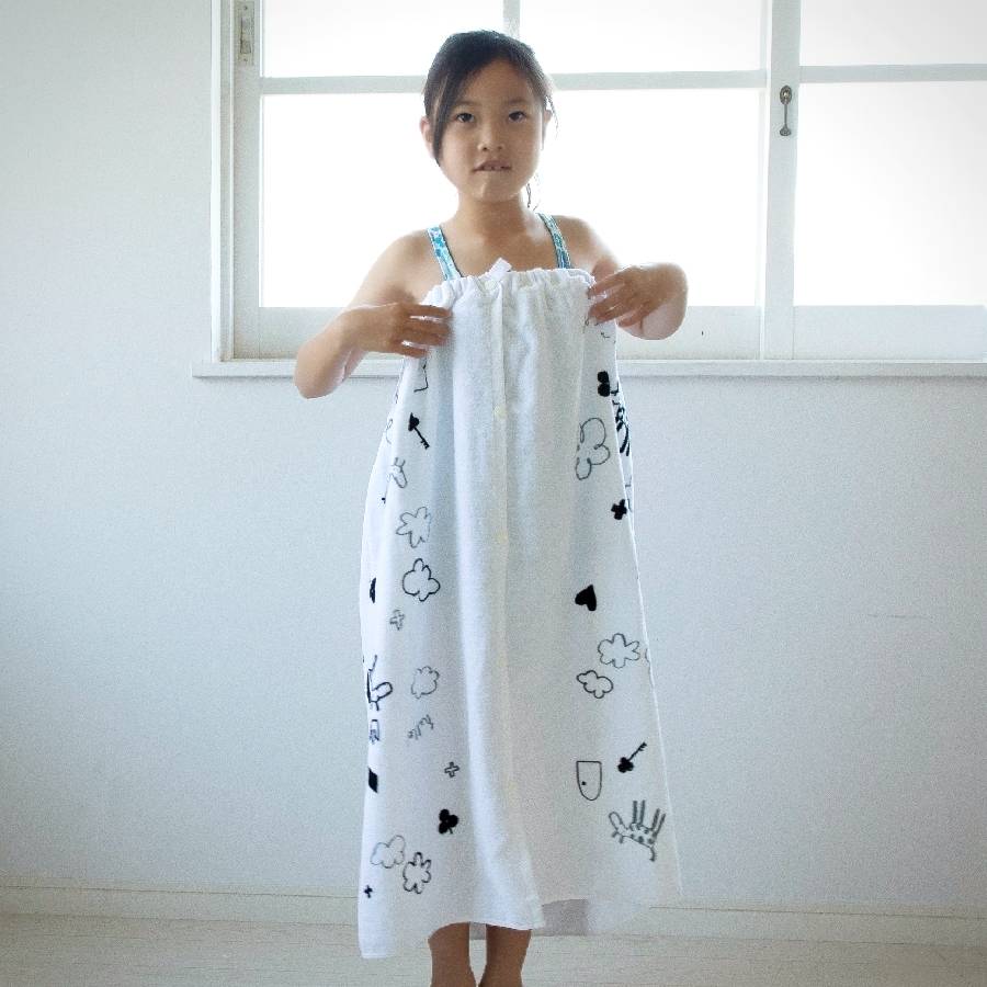 直筆サイン入り ピーターステフ・デュトイ フォトタオル + 抱っこちゃんクリップ ラップタオル kids L（おさんぽ）
