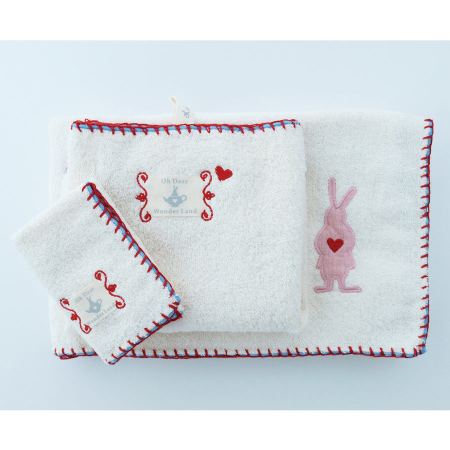 【まり】FEILER 花と鳥刺繍 バスタオル KY72-1108／フェイスタオル／鶴と松（白）