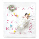 おくるみ3重ガーゼケット（月齢おくるみ/ナンバードッグ）