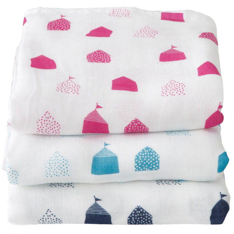 Swaddle Triple Gauze Packet / Wave