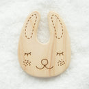 ヒノキの歯固め（オーガニックミニハンカチ付き）