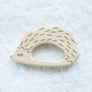 ヒノキの歯固め（オーガニックミニハンカチ付き）