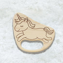 ヒノキの歯固め（オーガニックミニハンカチ付き）