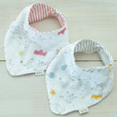 【生産終了につき割引中】リバーシブルガーゼスタイ（エレファント）