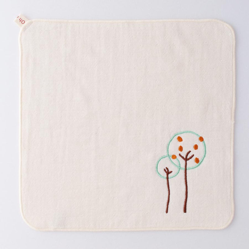 Embroidery gauze handkerchief