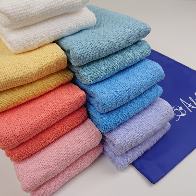 防災タオル 洗い替えタオル2枚セット(巾着付)