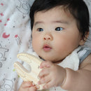 ヒノキの歯固め（オーガニックミニハンカチ付き）