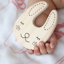 ヒノキの歯固め（オーガニックミニハンカチ付き）