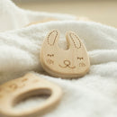 ヒノキの歯固め（オーガニックミニハンカチ付き）