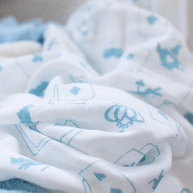 Swaddle Triple Gauze Packet / Number Dog