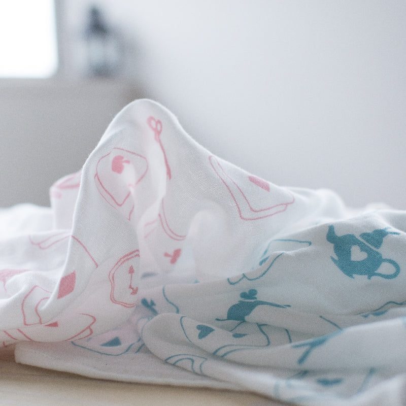 Swaddle Triple Gauze Packet / Number Dog