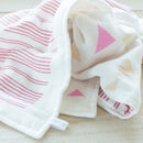 【生産終了】6重ガーゼブランケット（ボーダー）