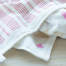 【生産終了】6重ガーゼブランケット（ボーダー）