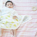 【生産終了】6重ガーゼブランケット（ボーダー）