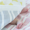 【生産終了】6重ガーゼブランケット（ボーダー）