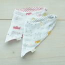 【生産終了につき割引中】リバーシブルガーゼスタイ（エレファント）