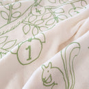 おくるみ3重ガーゼケット（月齢おくるみ／アップルツリー）