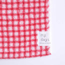 チェックタオル（フェイスタオル）