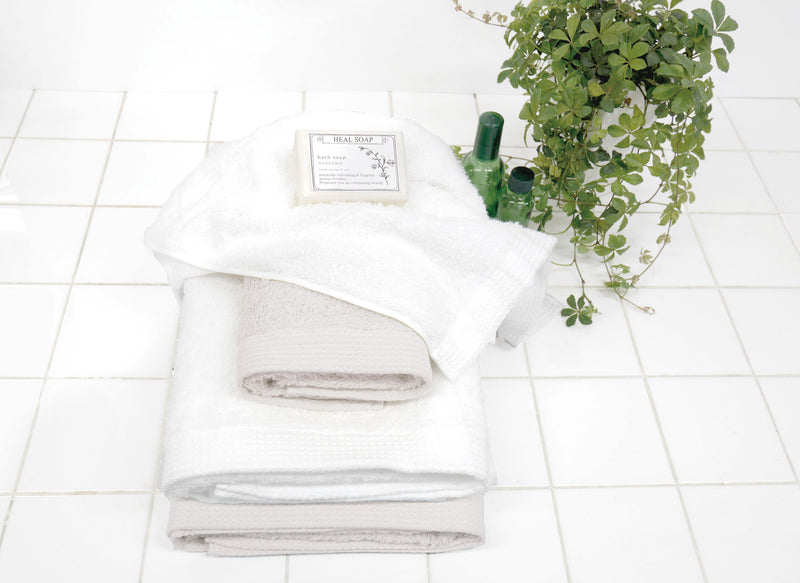 Heel cotton bath towel