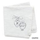 my days 刺繍ガーゼハンカチ