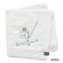 my days 刺繍ガーゼハンカチ