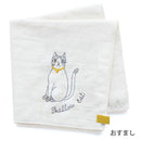 my days 刺繍ガーゼハンカチ