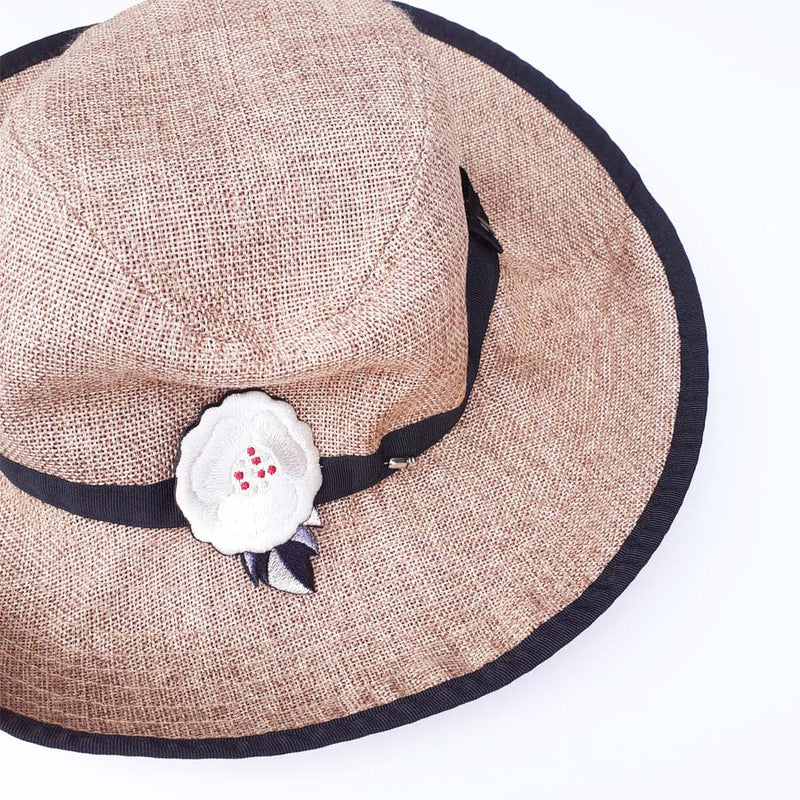刺繍ピンブローチ